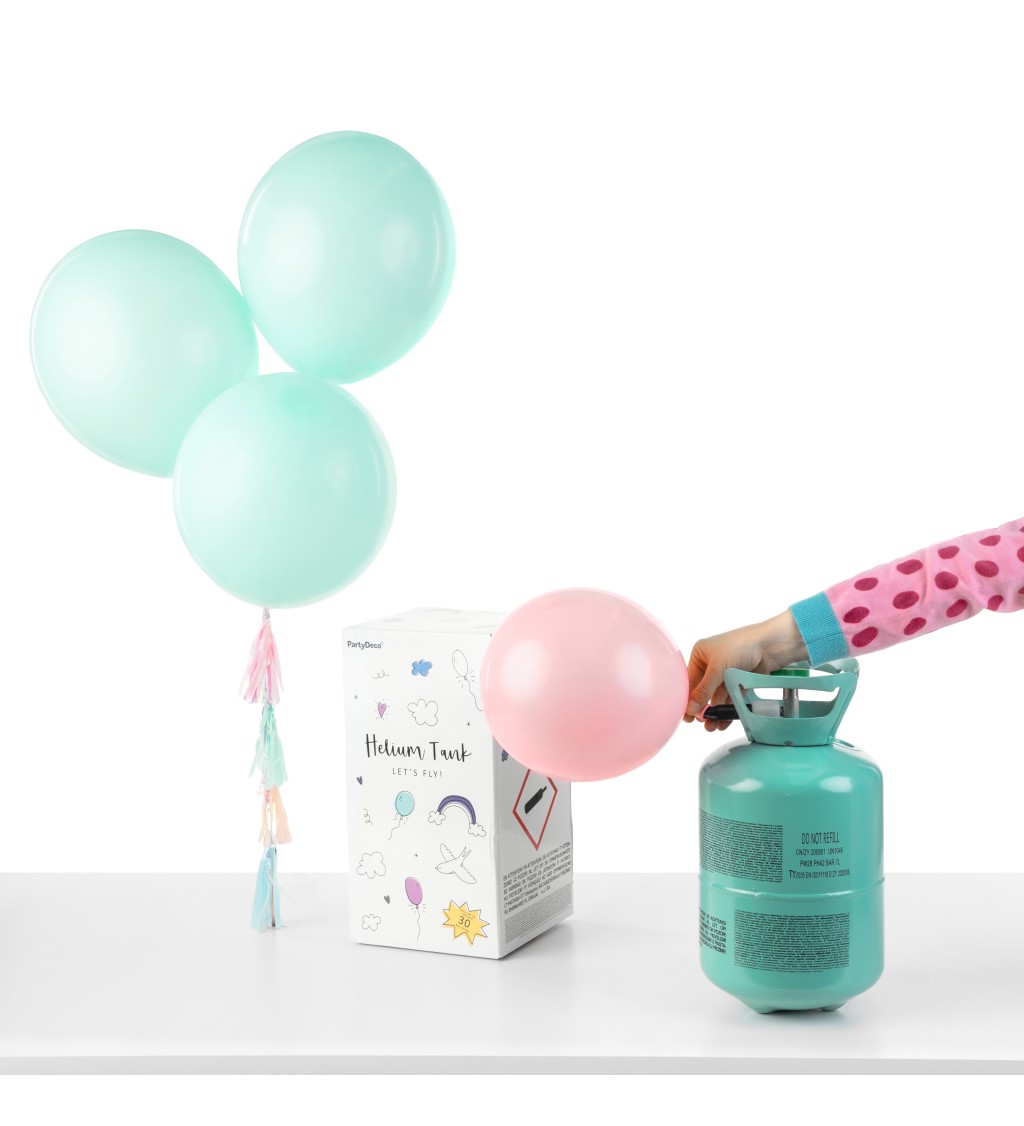 Helium bomba 30, barva mint