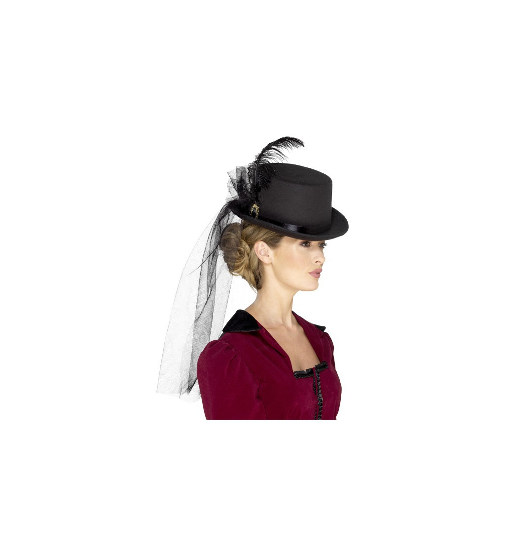 Viktoriánský klobouk se zdobením