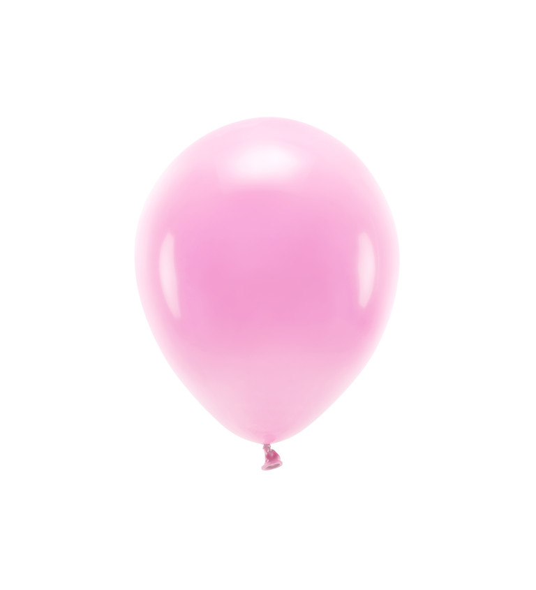 ECO balonky ruzove (pastel)