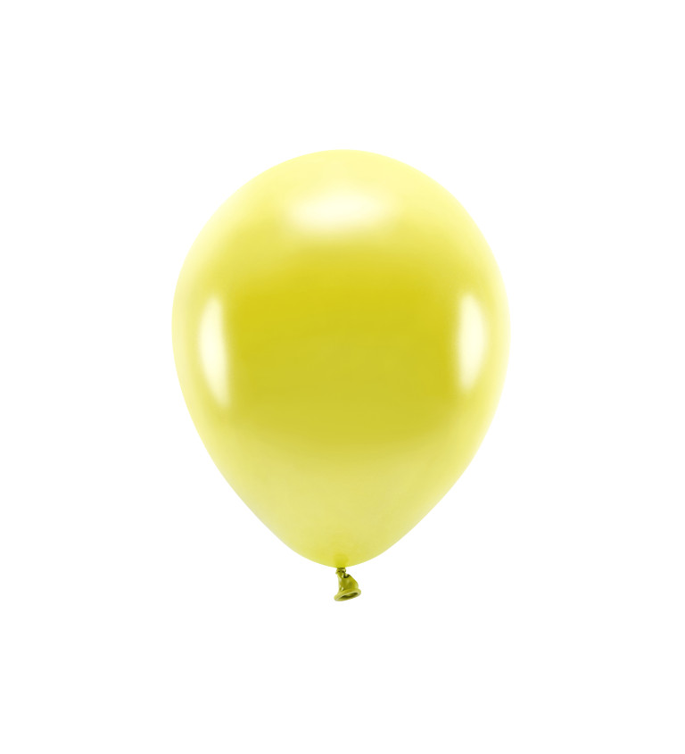 ECO balónky žluté (metal)